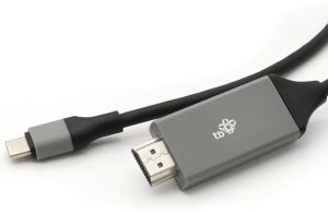 Kabel USB TB Print USB-C - HDMI 2 m Srebrny (AKTBXVH1P20C20B) 3