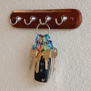 Nite-Ize KeyRing + 5x micro karabińczyk transparentny mixkolorów (KRGP-11-R3) 4
