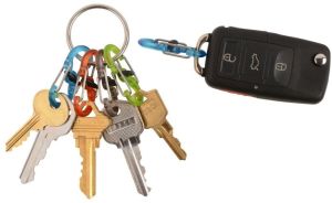 Nite-Ize KeyRing + 5x micro karabińczyk transparentny mixkolorów (KRGP-11-R3) 5