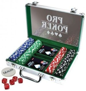 Tactic Gra Pro Poker Alu Suit 200 żetonow 2