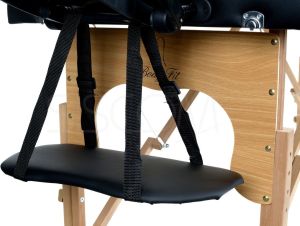 Bodyfit Łóżko do masażu czarne 3 segmentowe + dodatki + torba 4