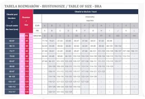 Ava Biustonosz sk 13 czarny r. 70F 2