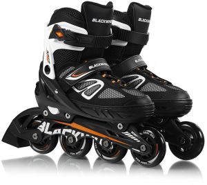 Rolki Blackwheels regulowane Sonic Orange-black r. 36-39 2