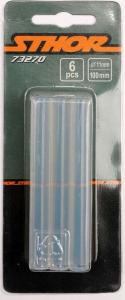 Wkłady klejowe Sthor 11 mm x 100 mm przezroczyste 6 szt. 73270 3