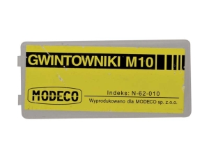 Modeco Gwintownik ręczny M10 3szt. (MN-62-010) 2