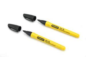 Stanley Marker Fine Tip czarny 2szt. (47-316) 2