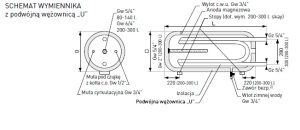 Galmet Wymiennik SGW(L)x2 80L z podwójną wężownicą w poliuretanie 21-084800 2