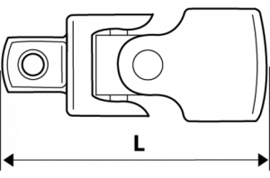 Topex Przegub cardana 1/2" (38D555) 3