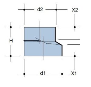 Wavin Redukcja ekscentryczna QuickStream 110x90mm czarna (3258920647) 2