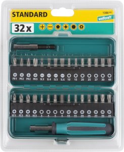 Wolfcraft Zestaw bitów standardowych 32 cz. (WF1388000) 6