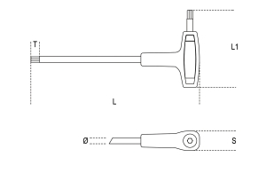 Beta Tools Klucz imbusowy hex typ T 3mm (000960936) 2