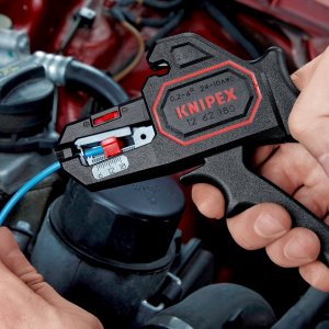 Knipex Szczypce samonastawne do ściągania izolacji 180mm (12 62 180) 3