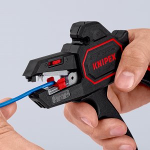 Knipex Szczypce samonastawne do ściągania izolacji 180mm (12 62 180) 5