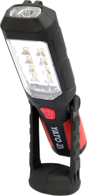 Yato Latarka diodowa warsztatowa 8+1 LED 2w1 magnetyczna 3xAA (YT-08513) 4