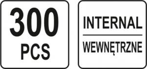 Yato Zestaw pierścieni Segera wewnętrznych 300szt. (YT-06881) 9