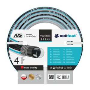 Cellfast Zestaw Explorer wózek, wąż 1/2" 50m + akcesoria (55-060) 2
