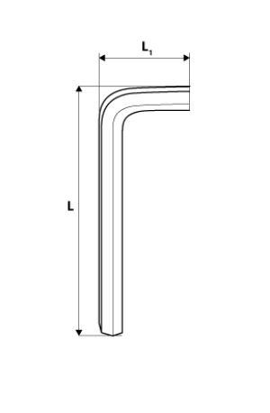 Neo Klucz trzpieniowy torx typ L T20 (09-552) 2