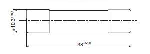 Eti-Polam Wkładka topikowa cylindryczna CH10x38mm gG 10A 002620007 2