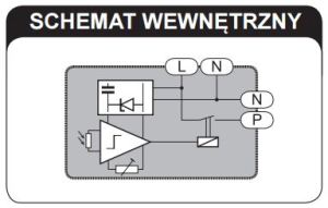 Zamel Wyłącznik zmierzchowy natynkowy z sondą 230V AC IP54 WZS-01 5