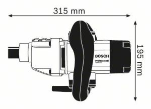 Mieszarka Bosch Bosch agitator GRW 12 E (blue, 1,200 watts) (06011A7000) - 1208629 2