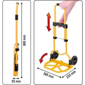 Vorel Wózek magazynowy składany 60kg (78660) 7