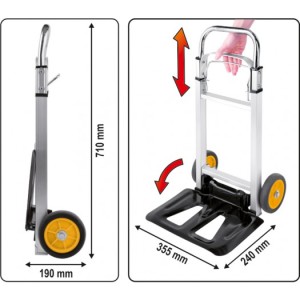 Vorel Wózek magazynowy składany 90kg (78661) 5