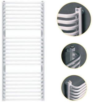Grzejnik łazienkowy Instal-Projekt Standard 60 cmx90 cmcm biały (GŁ-60/90) 2