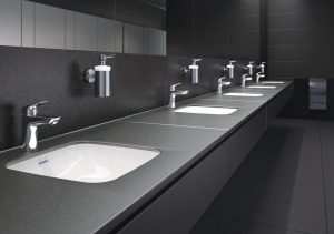 Bateria umywalkowa Hansgrohe Logis stojąca chrom (71107000) 2