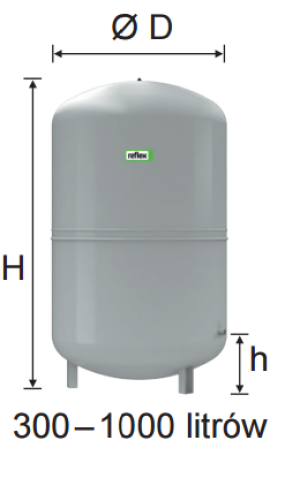 Reflex Zbiornik membranowy N 400L C.O. - 8218000 2