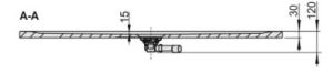 Brodzik Sanplast Space Mineral prostokątny 140 cm x 90 cm (645-290-0570-01-000) 4