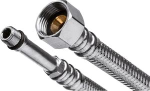 Wężyk przyłączeniowy Invena do baterii końcówka długa 3/8" x M10 (H/WS-20-050) 2