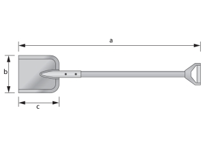 Modeco Łopata węglowa MN-79-386 2