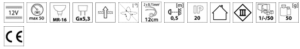 Kanlux Sufitowa oprawa punktowa ARGUS CT-2114-W 1x50W GU5,3 12V IP20 biała 00303 3
