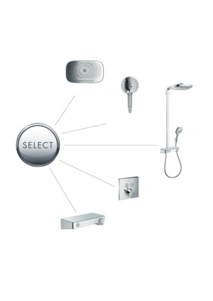 Bateria prysznicowa Hansgrohe ShowerSelect chromowany (15763000) 2