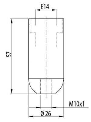 Opal Oprawka OTE14-03 skręcana biała - D.3004B 3