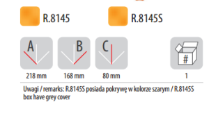 Pawbol Puszka do złącza odgromowego regulowana głębokość pomarańczowa R.8145 2