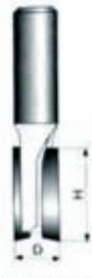 Condor Frez do drewna prosty 12 x 25mm trzpień 8mm (CON-RB-204) 2