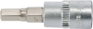 Yato Nasadka trzpieniowa imbusowa hex 1/4" H5 x 37mm (YT-04372) 2