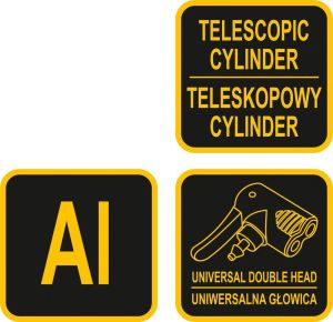 Vorel Pompka rowerowa teleskopowa aluminiowa podwójna głowica + uchwyt do ramy + końcówki (82031) 5