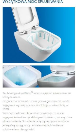 Miska WC Ideal Standard Tesi AquaBlade wisząca (T007901) 5
