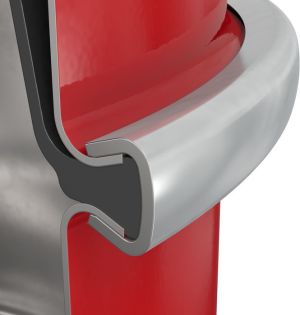 Flamco Naczynie wzbiorcze Contra Flex wiszące 18L czerwone do C.O. 3bar (26173) 4
