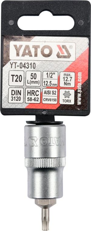 Yato Nasadka trzpieniowa Torx 1/2" T20 x 55mm (YT-04310) 3