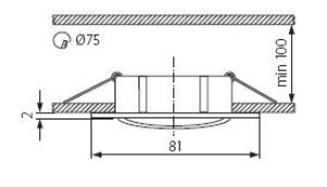Kanlux Sufitowa oprawa punktowa NAVI CTX-DT10-C chrom (02551) 3