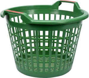 Flo Kosz ogrodniczy 35L ażurowy zielony (35611) 2