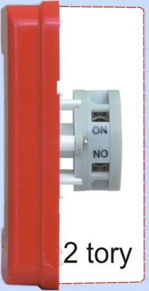 Elektromet Wyłącznik alarmowy 2Z 12A /WYŁĄCZNIK GŁÓWNY/ IP55 WG-2s (921441) 2