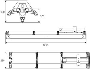 GE Lighting Linia świetlna LED 48W IS147B2MDSLVR CE 3500K 4950lm (90975) 4