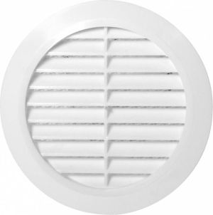 AWENTA Kratka wentylacyjna biała z siatką 100mm (T30) 2
