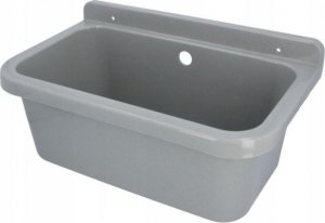 Zlewozmywak Hydroland 1-komorowy gospodarczy 55 x 34cm szary (ZLEW.55.SZ) 2