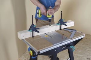 Wolfcraft Ścisk płaszczyznowy do stołów PRO 120mm (3036000) 2