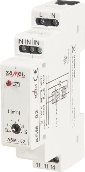 Zamel Automat schodowy 16A 230V AC 1Z 2sek-10min IP20 ASM-02 (EXT10000006) 2